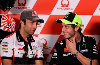 Valentino Rossi: "Meteo instabile, ma sul bagnato giro bene"