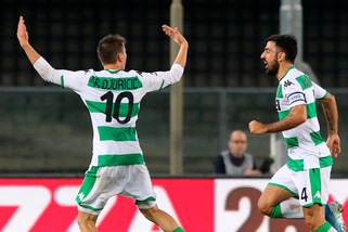 Verona battuto dal Sassuolo, gol di Djuricic con una fiondata