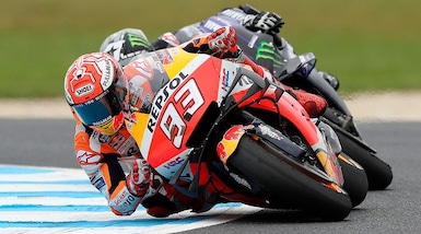 Gp Australia, Marquez: "Ero al limite con le gomme nel finale"