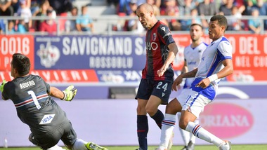 Il Bologna batte 2-1 la Sampdoria, decide un gol di Bani