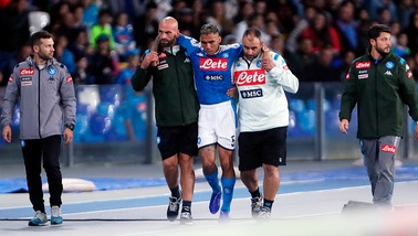 Napoli, per Allan trauma distorsivo al ginocchio