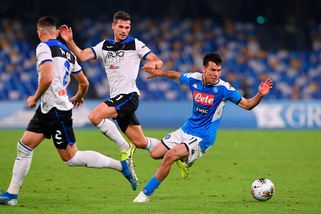 Napoli-Atalanta 2-2, il tabellino