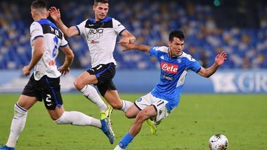 Napoli-Atalanta 2-2, il tabellino