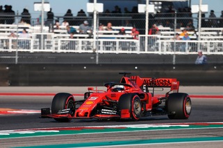 Gp Usa: Vettel si ritira! Rottura della sospensione per la sua Ferrari