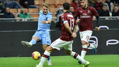 Milan-Lazio 1-2, il tabellino