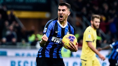 Inter-Verona 2-1, il tabellino