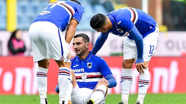 Sampdoria, si ferma Bonazzoli: infortunio muscolare