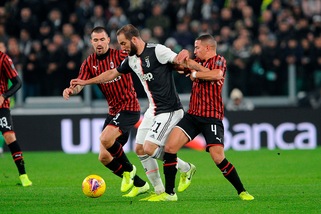 Juventus-Milan 1-0, il tabellino