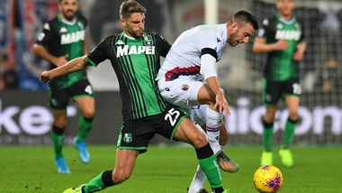 Sassuolo, è ansia Berardi: con Lazio e Juve non ci sarà
