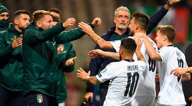 Bosnia-Italia 0-3: show azzurro, Mancini è da record