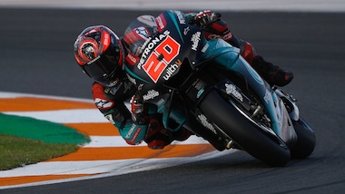 MotoGp, Valencia: Quartararo più veloce, Rossi quarto nelle terze libere