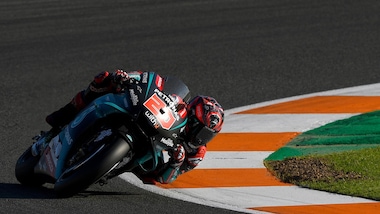 MotoGp: Quartararo in pole a Valencia, Rossi dodicesimo