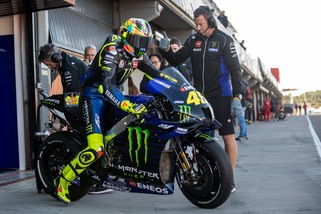 Valentino Rossi: "Test ok dopo la prima giornata"