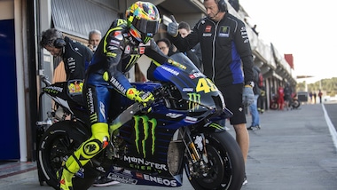 Valentino Rossi: "Test ok dopo la prima giornata"