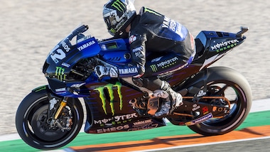 MotoGp, test a Valencia: comanda Viñales, nono posto per Rossi