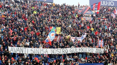 Bologna, striscione per Mihajlovic: "Avanti guerriero"