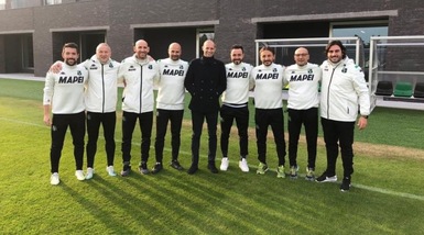 Allegri, visita a sorpresa al Sassuolo e chiacchierata con De Zerbi