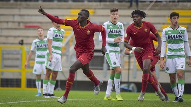 Primavera, Roma di nuovo terza: 4-3 al Sassuolo con brivido finale