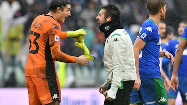 Sassuolo, De Zerbi sulla Juve: "Ci è andata bene. Turati è un matto"