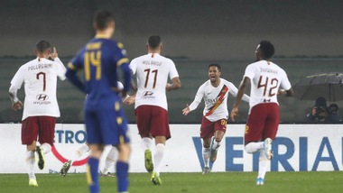 Bella Roma a Verona: Pellegrini assist-man, tris da Champions