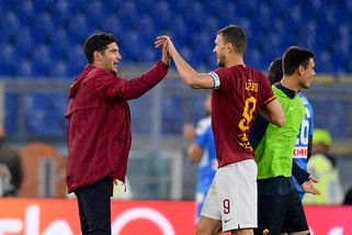 Roma, sospiro di sollievo: Dzeko convocato per l'Inter