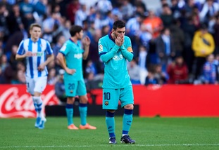 Liga, il Barcellona rallenta: 2-2 con la Real Sociedad. Vince l'Atletico Madrid