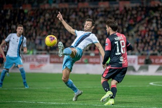 Cagliari-Lazio 1-2, il tabellino
