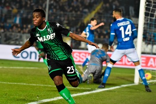 Sassuolo corsaro a Brescia: brilla la stellina Traoré