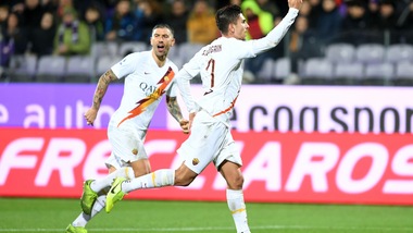 Fiorentina-Roma 1-4, il tabellino