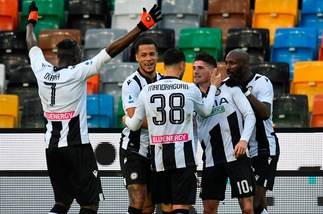 Udinese-Cagliari 2-1, secondo ko di fila per i sardi