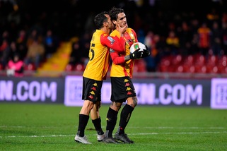 Benevento-Ascoli: Tuia e tris di Sau, finisce 4-0