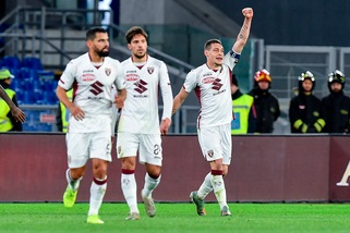Roma-Torino 0-2, il tabellino