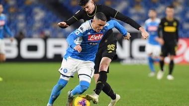 Napoli-Inter 1-3, il tabellino