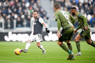 Juve, il Pjanic sarrista: tocchi di palla da record