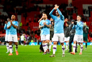 Il Manchester City strapazza lo United: 3-1 all'Old Trafford