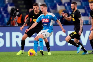 AS: "Milik del Napoli interessa all'Atletico Madrid"