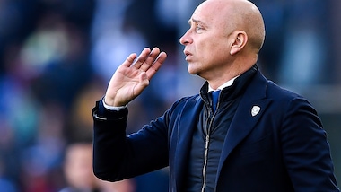 Brescia, Corini: "Mercato? Due settimane importanti, parlerò col presidente"