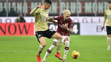 Coppa Italia Milan-Spal 3-0, il tabellino