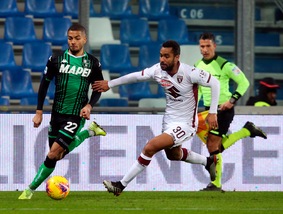 Sassuolo-Torino 2-1, il tabellino