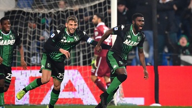 Toro autolesionista, non basta Rincon. Boga e Berardi fanno il ribaltone Sassuolo