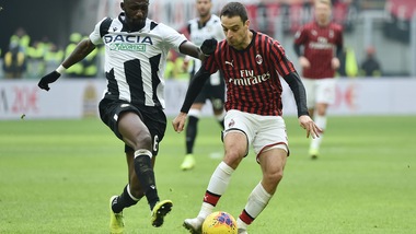 Milan-Udinese 3-2, il tabellino