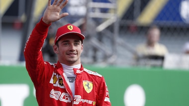 F1, Leclerc inaugura le "sue" tribune