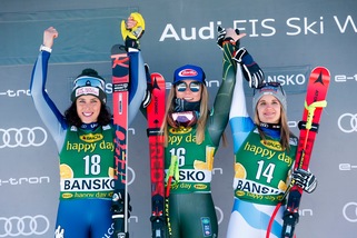 Bansko, Shiffrin vince davanti a Brignone. Paura per la caduta di Sofia Goggia