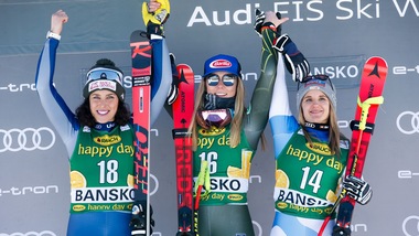 Bansko, Shiffrin vince davanti a Brignone. Paura per la caduta di Sofia Goggia