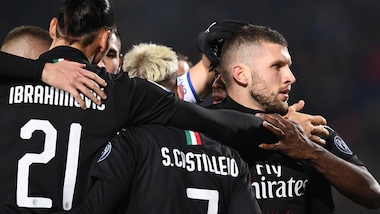 Brescia-Milan 0-1: ancora Rebic, Pioli in zona Europa