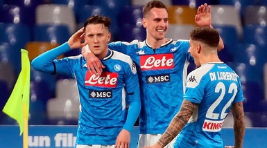 Napoli-Juve 2-1: Zielinski e Insigne affondano Sarri