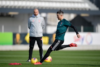 Juventus, Ronaldo in campo: "Lavoro per vincere"