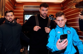 Napoli, Petagna a Villa Stuart per le visite mediche