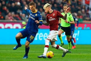 Milan-Verona 1-1, il tabellino
