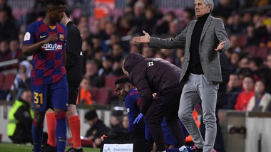 As: "Barcellona, lite in allenamento e nervi tesi nello spogliatoio"